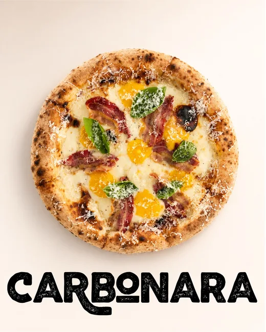Pizza Carbonara, príspevok pre Tančiareň a pivovar FRANZ